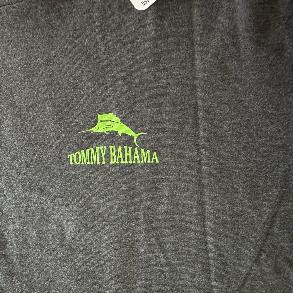 Tommy Bahama Men’s PICK UP LIME “Come Here Often” T-shirt XL Gray NEW Tequila - Picture 4 of 5